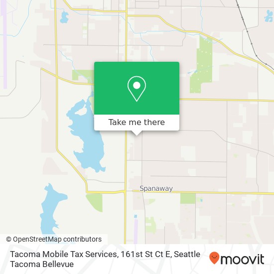 Mapa de Tacoma Mobile Tax Services, 161st St Ct E