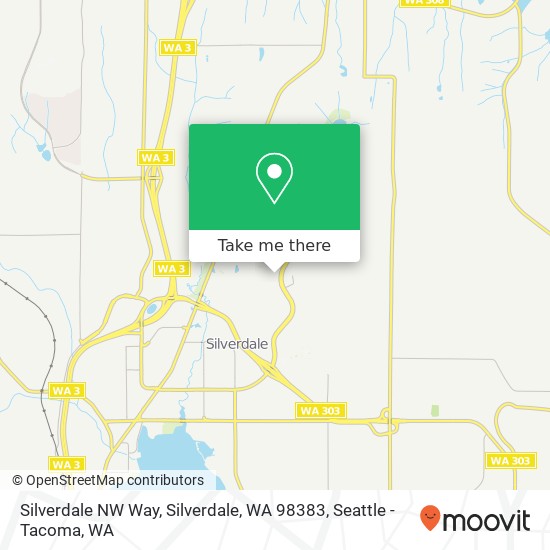 Silverdale NW Way, Silverdale, WA 98383 map