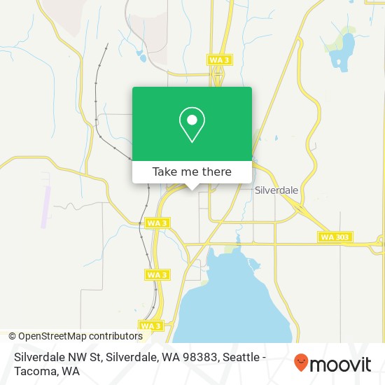 Mapa de Silverdale NW St, Silverdale, WA 98383