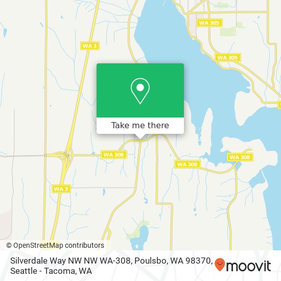 Silverdale Way NW NW WA-308, Poulsbo, WA 98370 map