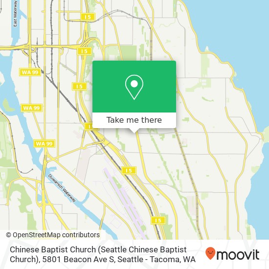 Chinese Baptist Church (Seattle Chinese Baptist Church), 5801 Beacon Ave S map