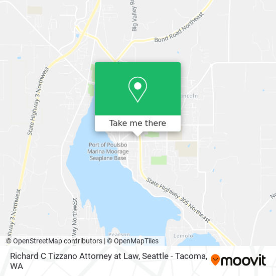 Richard C Tizzano Attorney at Law map