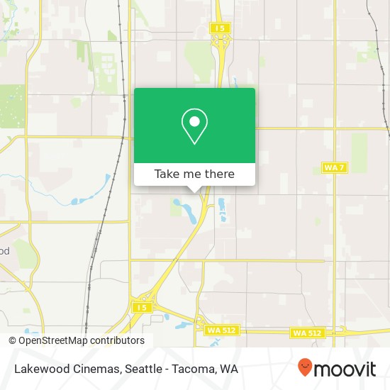 Lakewood Cinemas map