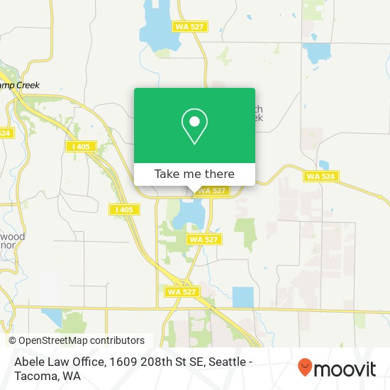 Mapa de Abele Law Office, 1609 208th St SE