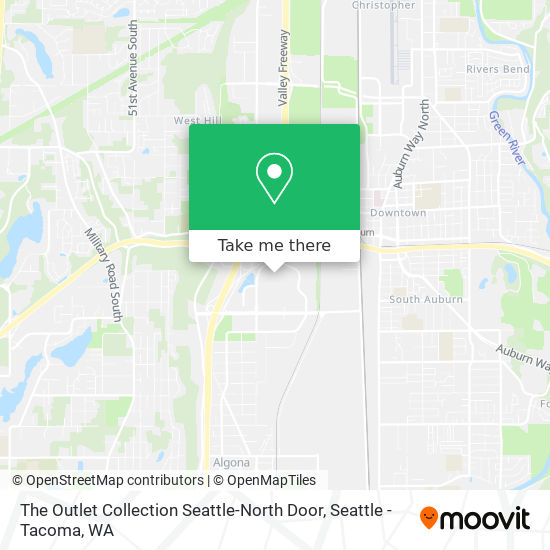 The Outlet Collection Seattle-North Door map