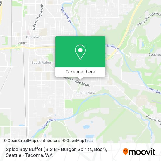 Mapa de Spice Bay Buffet (B S B - Burger, Spirits, Beer)