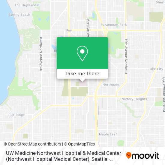 UW Medicine Northwest Hospital & Medical Center (Northwest Hospital Medical Center) map