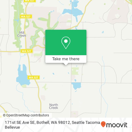 171st SE Ave SE, Bothell, WA 98012 map