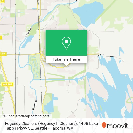 Regency Cleaners (Regency II Cleaners), 1408 Lake Tapps Pkwy SE map