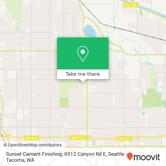 Sunset Cement Finishing, 8512 Canyon Rd E map