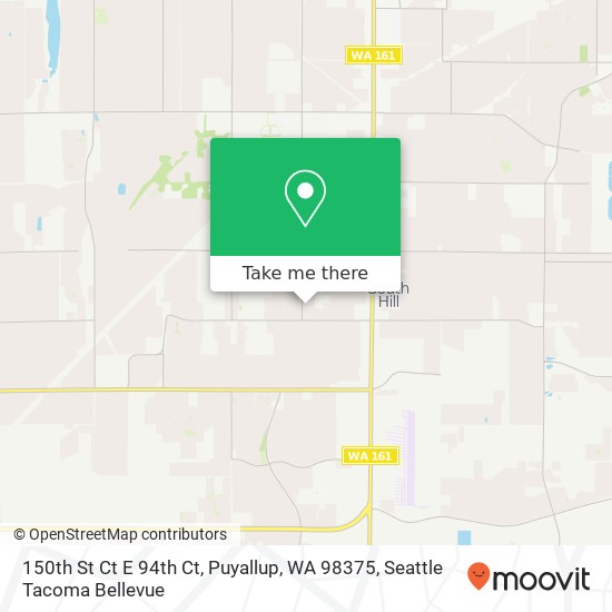 150th St Ct E 94th Ct, Puyallup, WA 98375 map