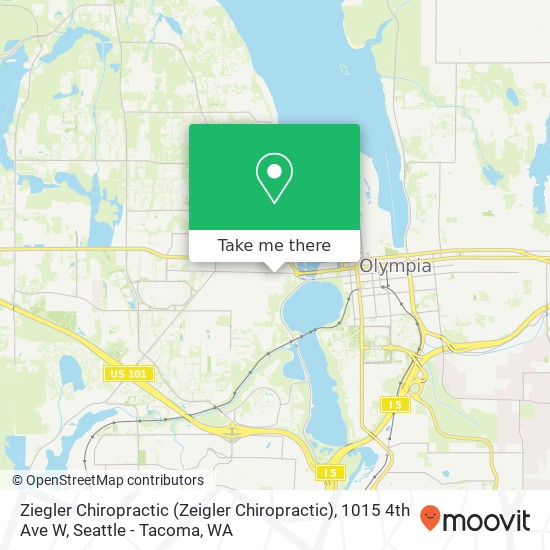 Mapa de Ziegler Chiropractic (Zeigler Chiropractic), 1015 4th Ave W