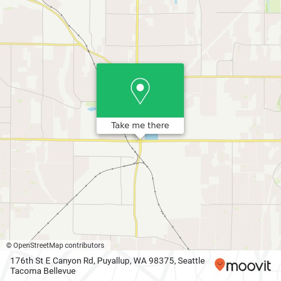 176th St E Canyon Rd, Puyallup, WA 98375 map