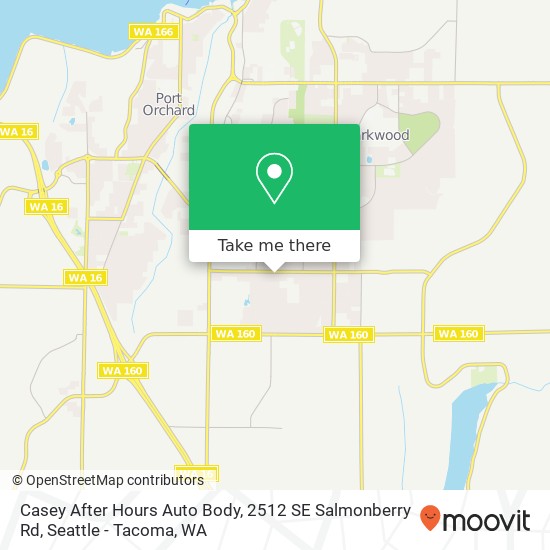 Casey After Hours Auto Body, 2512 SE Salmonberry Rd map