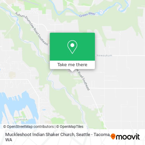 Muckleshoot Indian Shaker Church map