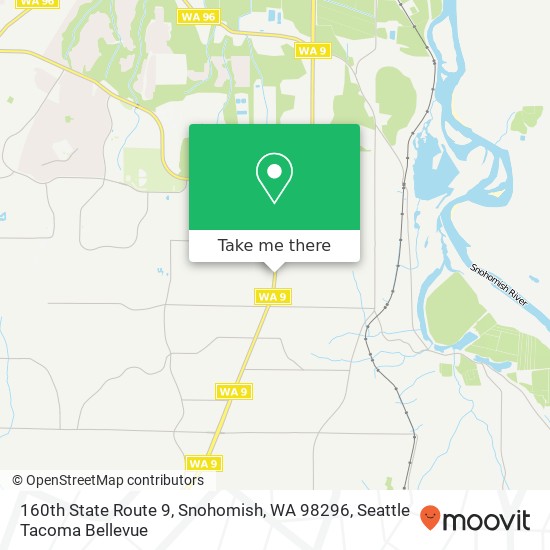 Mapa de 160th State Route 9, Snohomish, WA 98296