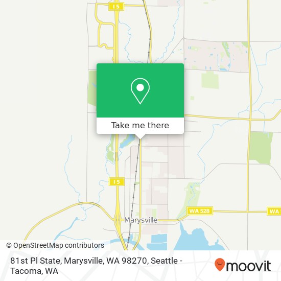 81st Pl State, Marysville, WA 98270 map