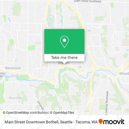 Mapa de Main Street Downtown Bothell