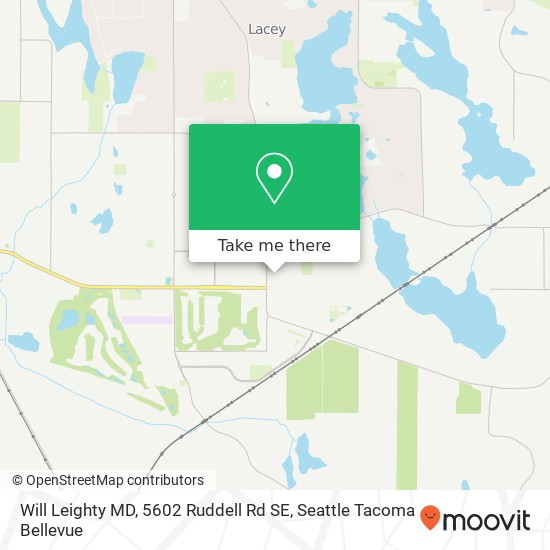 Mapa de Will Leighty MD, 5602 Ruddell Rd SE
