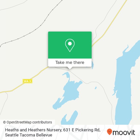 Mapa de Heaths and Heathers Nursery, 631 E Pickering Rd