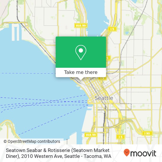 Mapa de Seatown Seabar & Rotisserie (Seatown Market Diner), 2010 Western Ave