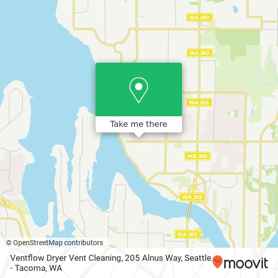 Ventflow Dryer Vent Cleaning, 205 Alnus Way map