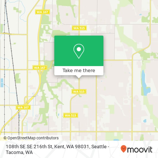 108th SE SE 216th St, Kent, WA 98031 map