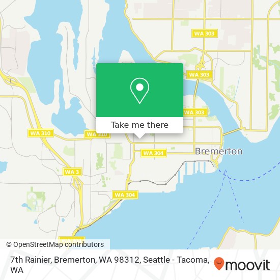 7th Rainier, Bremerton, WA 98312 map