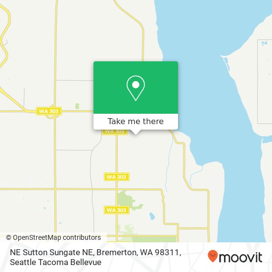 Mapa de NE Sutton Sungate NE, Bremerton, WA 98311