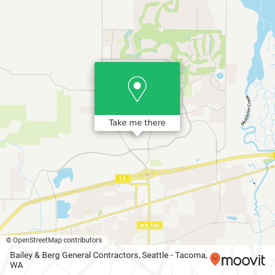 Bailey & Berg General Contractors map