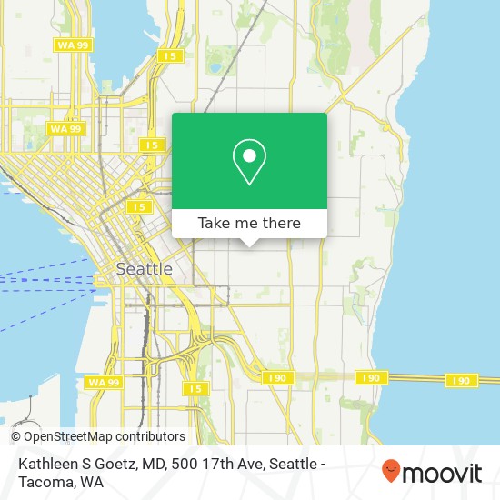 Kathleen S Goetz, MD, 500 17th Ave map