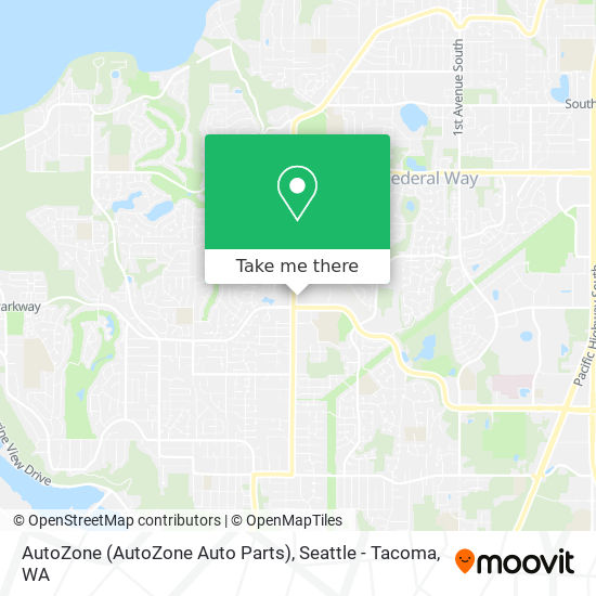 Mapa de AutoZone (AutoZone Auto Parts)