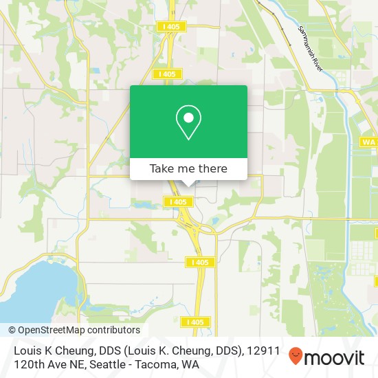 Louis K Cheung, DDS (Louis K. Cheung, DDS), 12911 120th Ave NE map