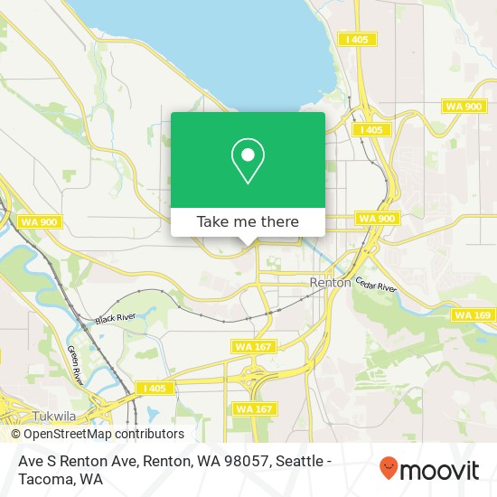 Ave S Renton Ave, Renton, WA 98057 map