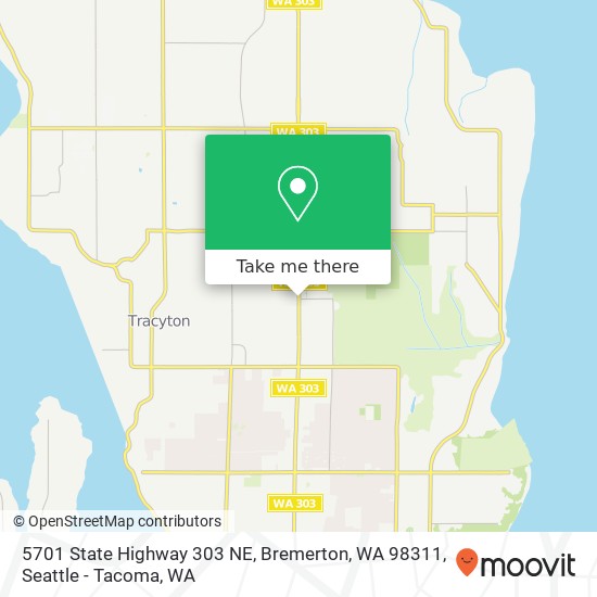 Mapa de 5701 State Highway 303 NE, Bremerton, WA 98311