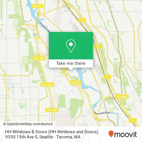 Mapa de HH Windows & Doors (HH Windows and Doors), 9330 15th Ave S
