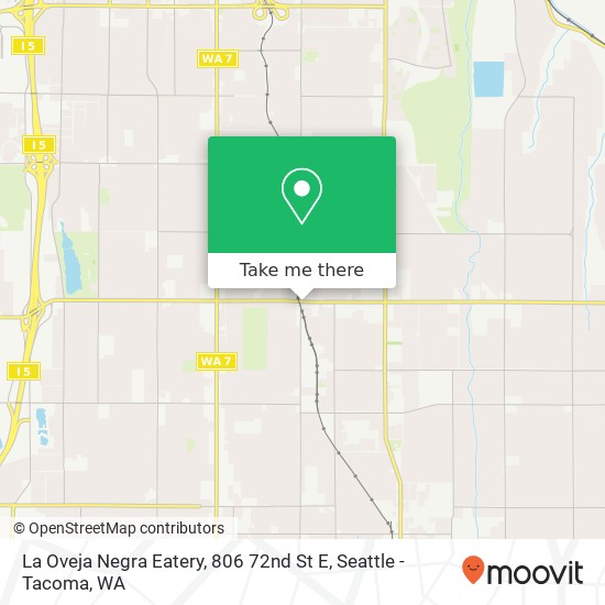 Mapa de La Oveja Negra Eatery, 806 72nd St E