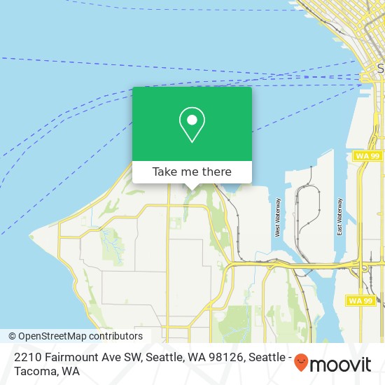 2210 Fairmount Ave SW, Seattle, WA 98126 map