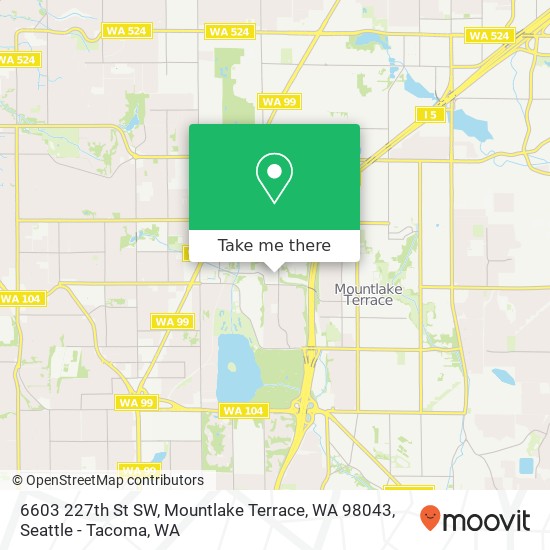 6603 227th St SW, Mountlake Terrace, WA 98043 map