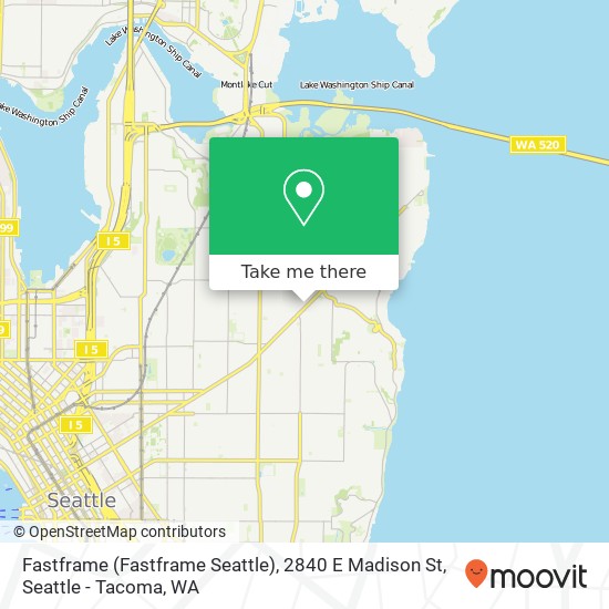 Fastframe (Fastframe Seattle), 2840 E Madison St map