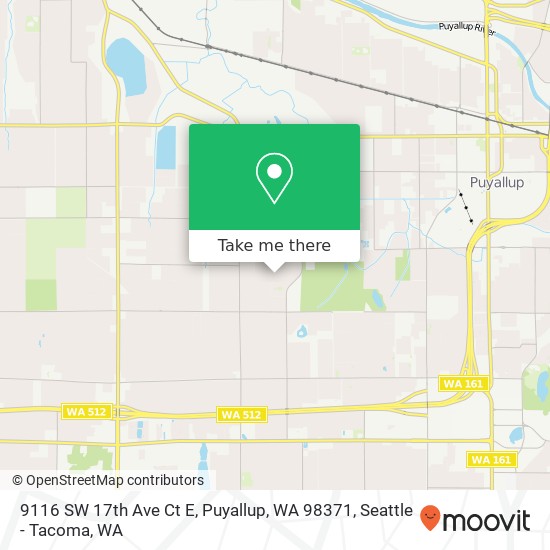 9116 SW 17th Ave Ct E, Puyallup, WA 98371 map