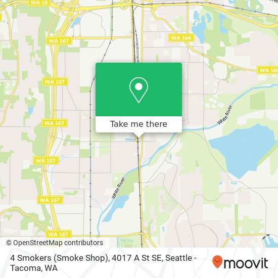 4 Smokers (Smoke Shop), 4017 A St SE map