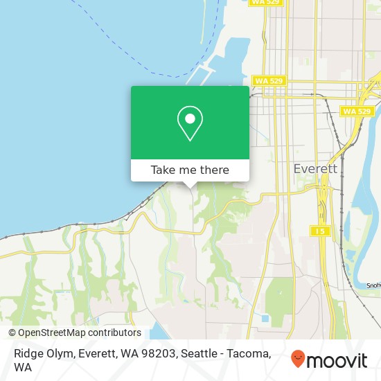 Mapa de Ridge Olym, Everett, WA 98203