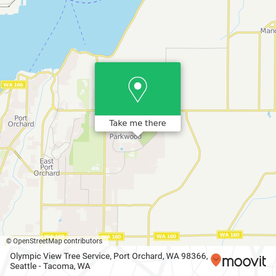 Olympic View Tree Service, Port Orchard, WA 98366 map