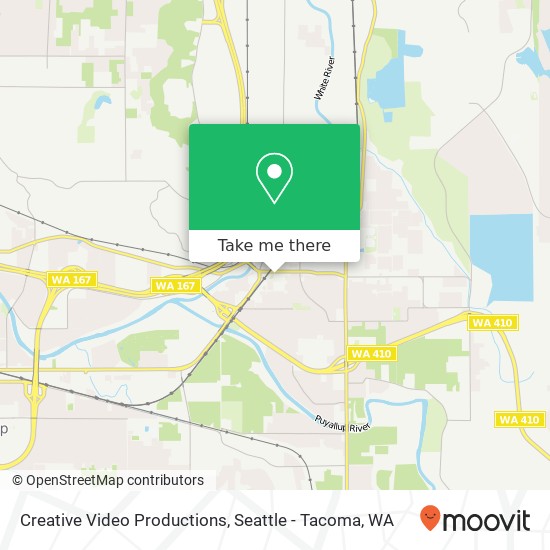 Creative Video Productions map