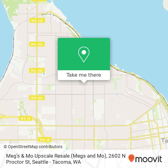 Meg's & Mo Upscale Resale (Megs and Mo), 2602 N Proctor St map