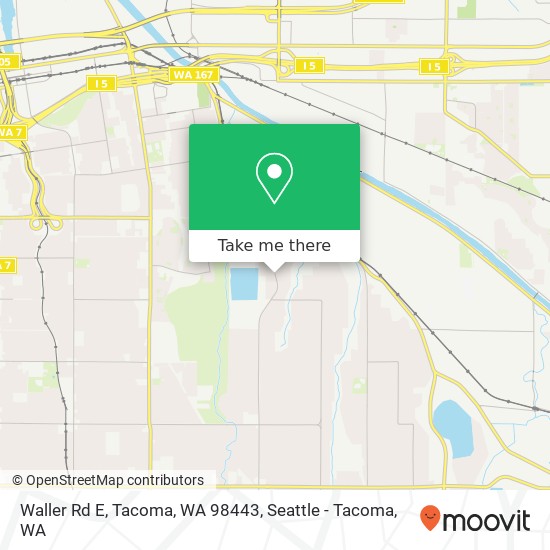 Waller Rd E, Tacoma, WA 98443 map