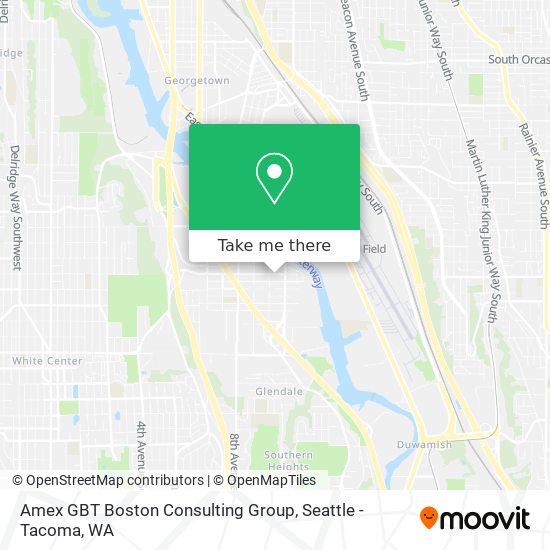 Amex GBT Boston Consulting Group map