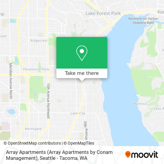 Array Apartments (Array Apartments by Conam Management) map