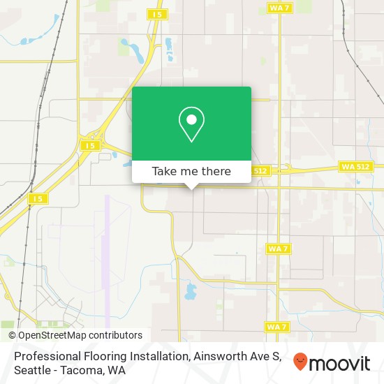 Professional Flooring Installation, Ainsworth Ave S map
